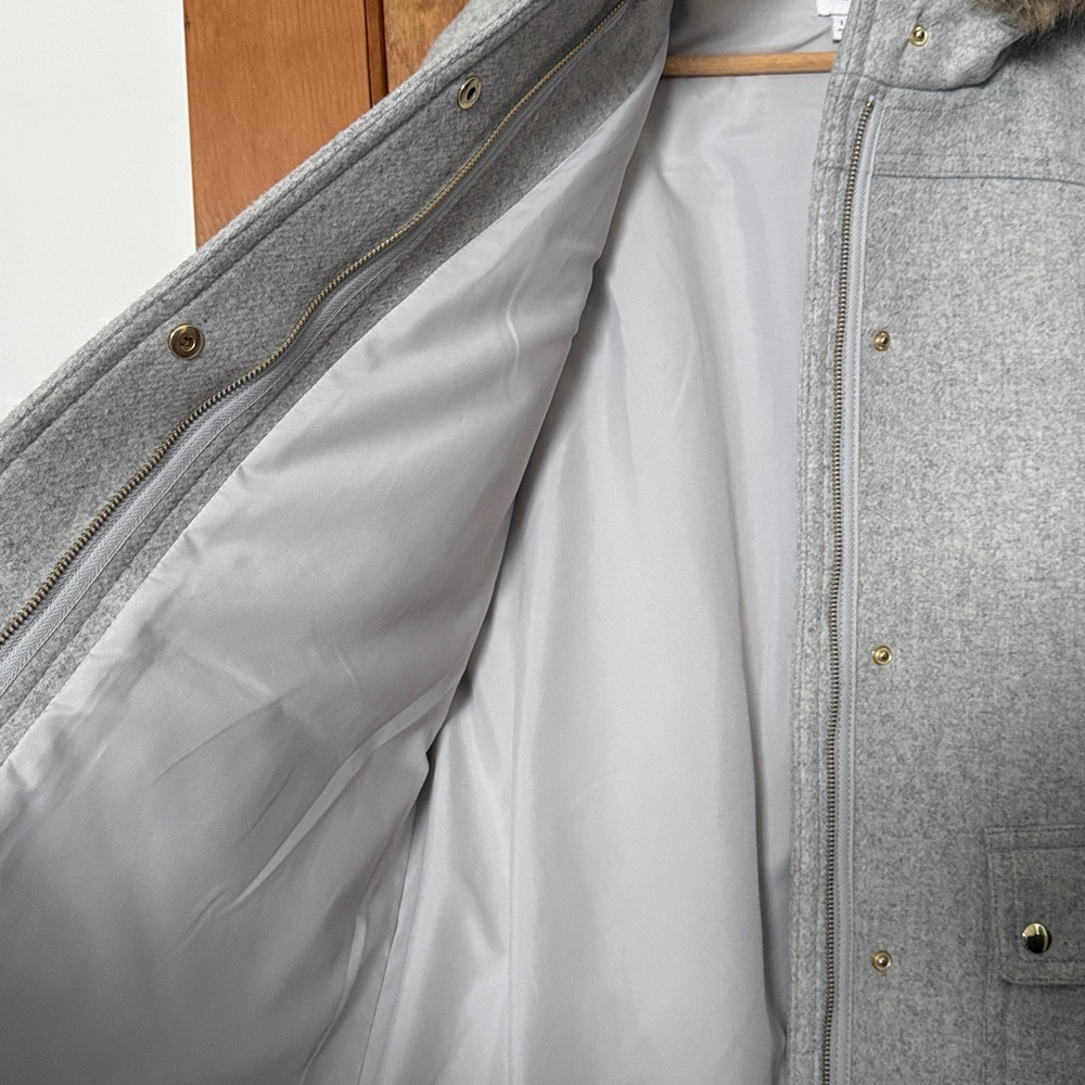 J. Crew Gray Pea Coat - Picture 7 of 10